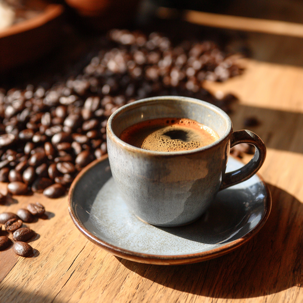 Grains de café torréfiés artisanalement – Café d’Antan Paris